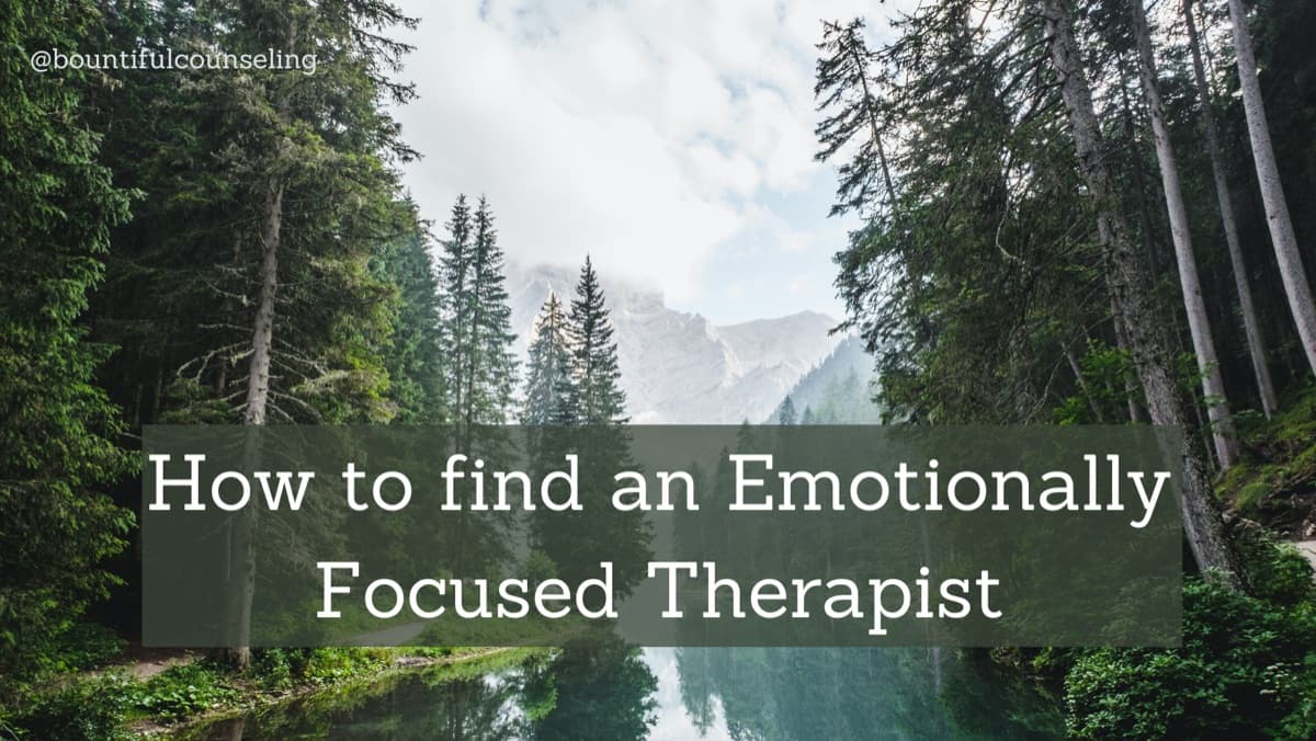 How to find an Emotionally Focused Therapist